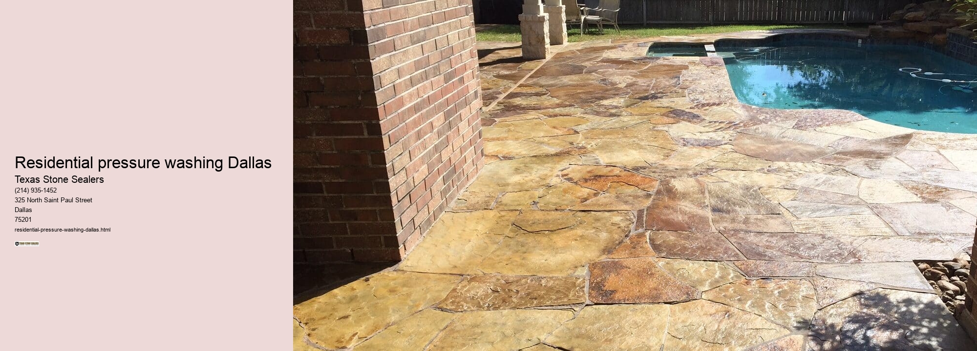 Residential pressure washing Dallas